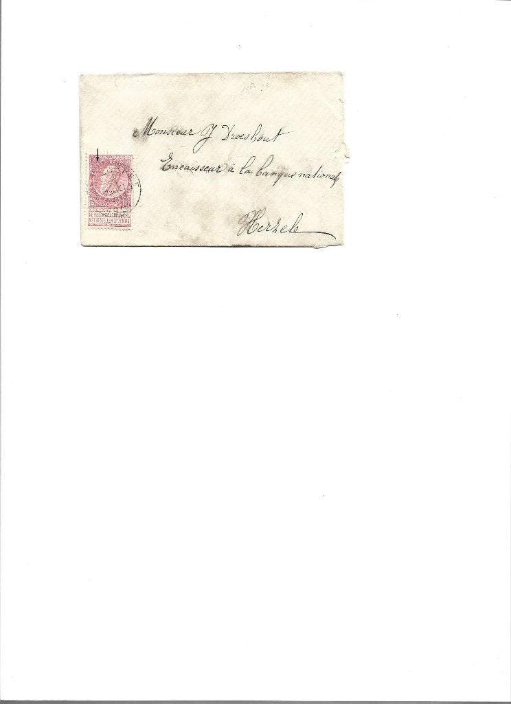 brief België nr 58, Timbres & Monnaies, Enlèvement ou Envoi, Lettre