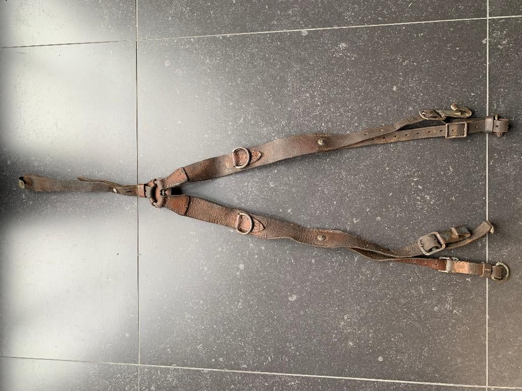 Brelage lourd allemand ww2 (Koppeltragegestell) Y strap, Enlèvement, Armée de terre, Vêtements ou Chaussures