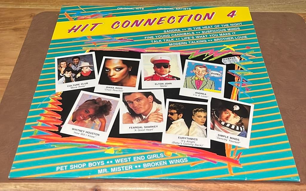 Hit Connection 4 - vinyl LP - BE - enige persing, Enlèvement ou Envoi, Utilisé