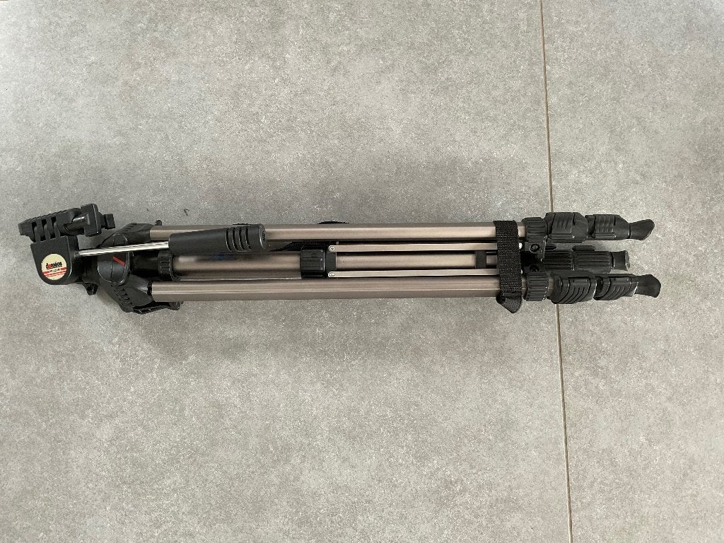 Tripod, Audio, Tv en Foto, Fotografie | Statieven en Balhoofden, Gebruikt, 150 tot 175 cm, Met balhoofd, Ophalen of Verzenden