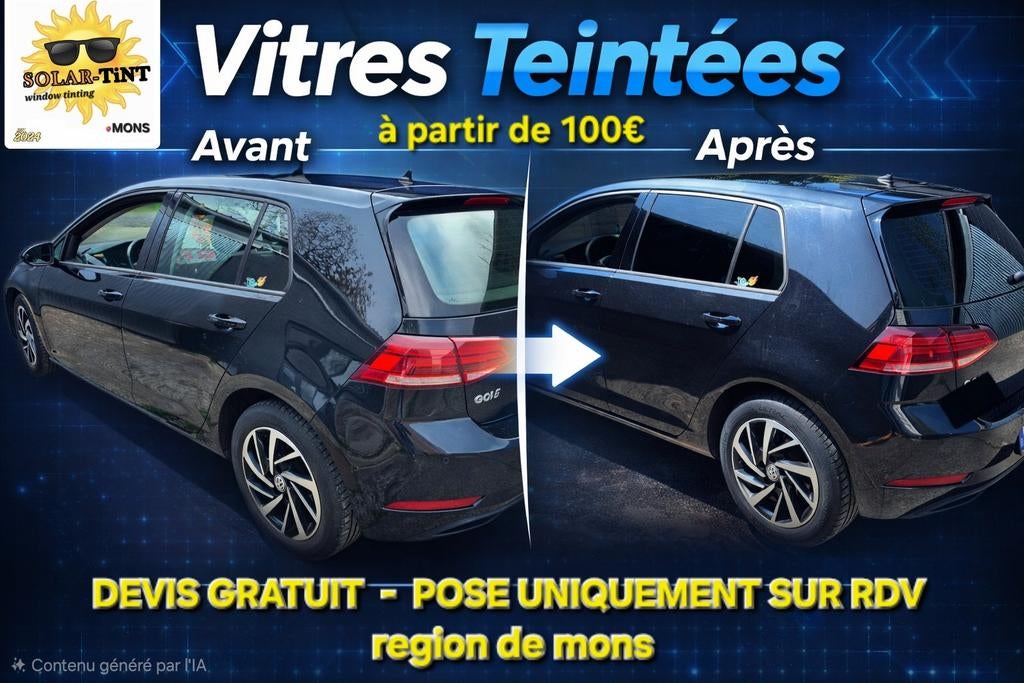 Vitres teintées à partir de 100€ !