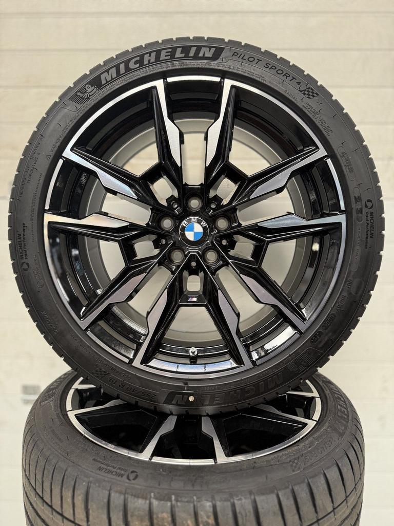 DEMO 19’’ BMW 4 SERIE BMW i4 g20 g21 g26  VELGEN ZOMERBANDEN, Auto-onderdelen, Banden en Velgen, 19 inch, -, -, Banden en Velgen