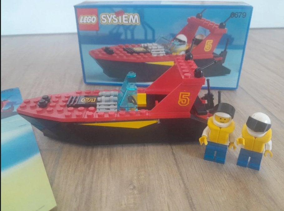 Lego system 6679 speedboot, Enlèvement ou Envoi, Ensemble complet, Utilisé, Complet