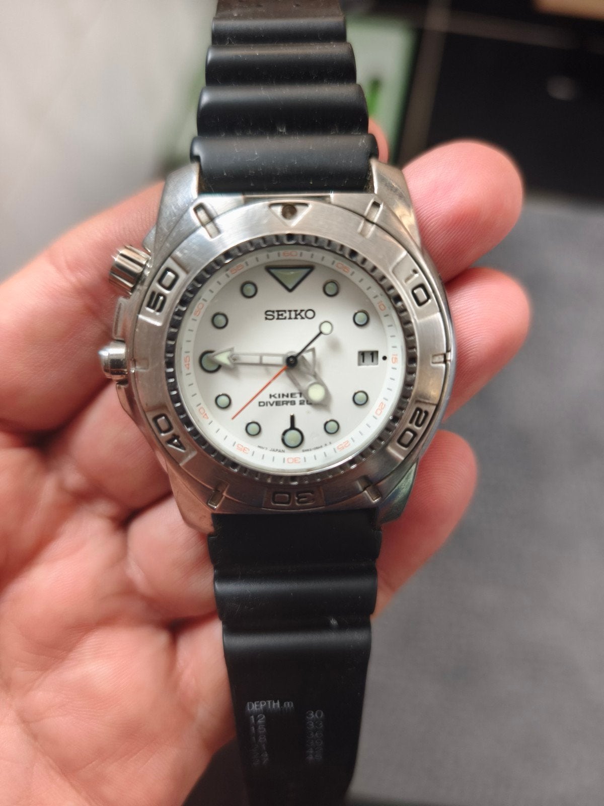 seiko scuba divers 200, Ophalen, Gebruikt, Jongen
