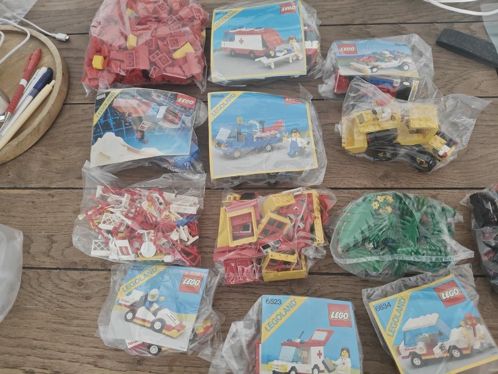 Lot van 13 oude Lego zakjes legoland, Ophalen of Verzenden, Lego, LEGOLAND