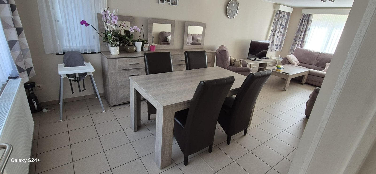 Complete woonkamerset kast bank dressoir, Ophalen, Zo goed als nieuw, Stof