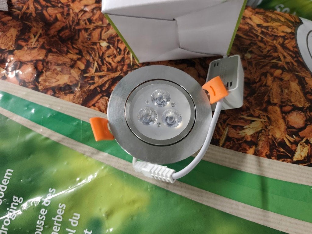 LOT DE 10 – Spots de Plafond LED Encastrables 3W (Neufs), Neuf, Spot encastrable ou Spot mural, Enlèvement, Métal ou Aluminium