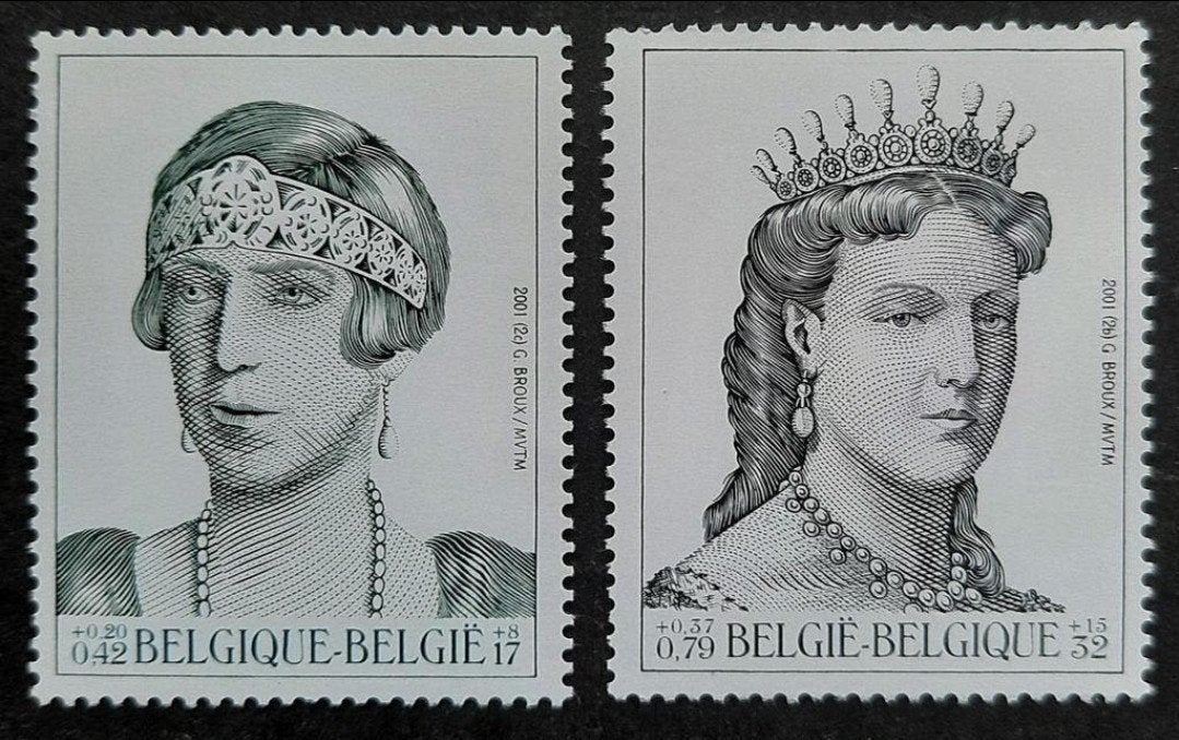 Belgique : COB 2968/69 ** Promotion de la philatélie 2001., Sans timbre, Neuf, Enlèvement ou Envoi, Non oblitéré