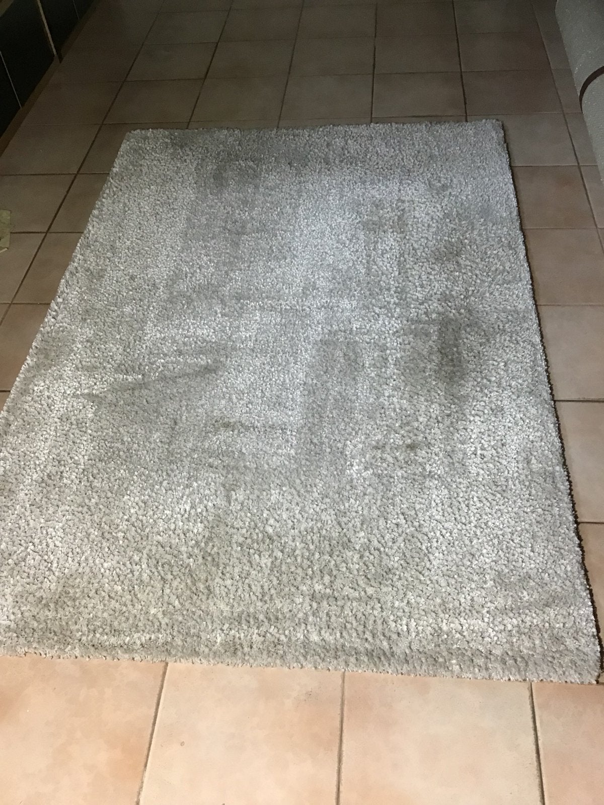 Ecru wollen tapijt, Huis en Inrichting, Stoffering | Tapijten en Vloerkleden, Ophalen, Gebruikt