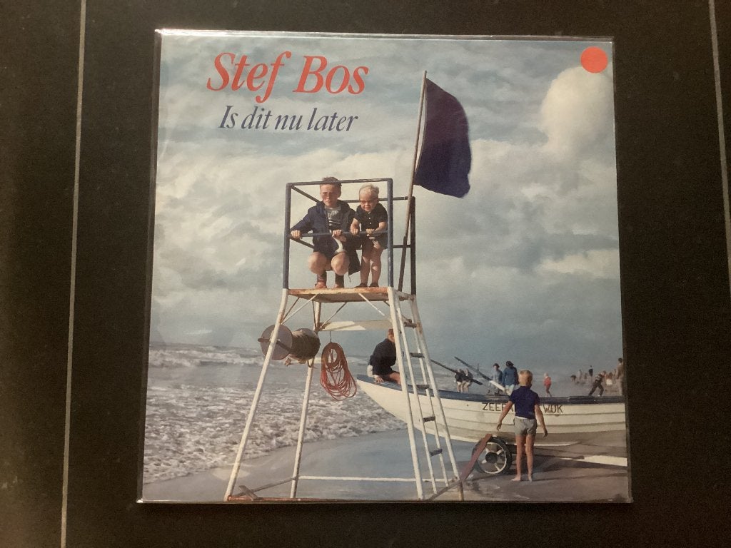 Stef Bos – Is Dit Nu Later Vinyl lp 1990, Ophalen of Verzenden, Gebruikt