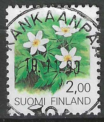 Finland 1990 - Yvert 1066 - Bloemen - Bosanemoon - 2 m. (ST), Verzenden, Finland, Gestempeld