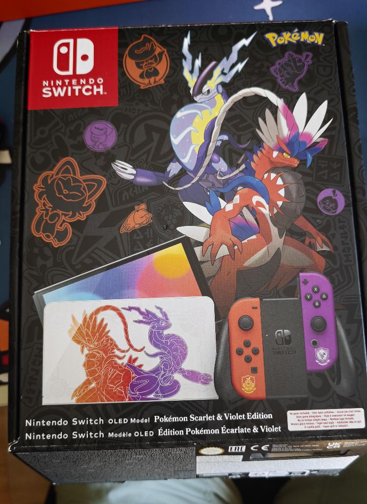 Nintendo Switch Oled Pokemon Edition in perfecte staat, Games en Spelcomputers, Ophalen of Verzenden, Zo goed als nieuw, Switch OLED