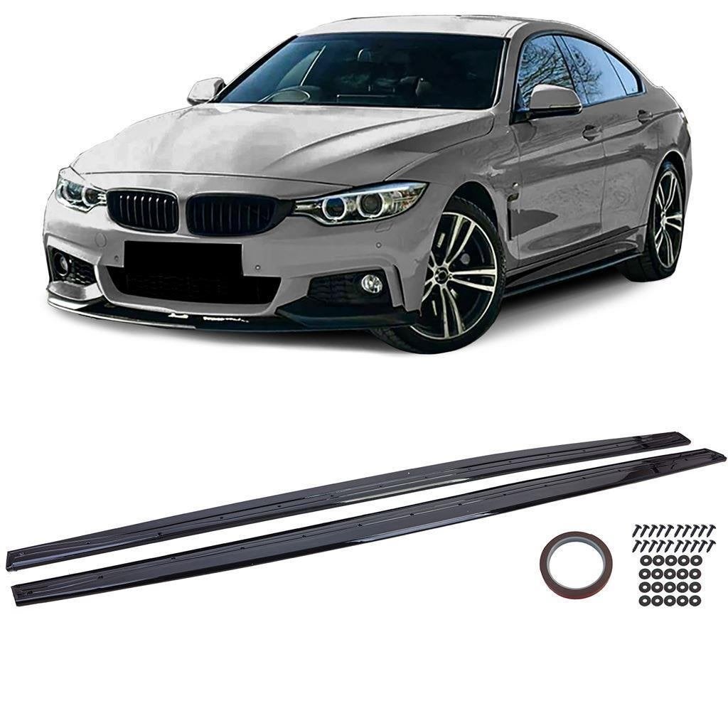Side Skirts Coupe Gran Cabrio Glans Zwart Bmw 4 Serie F32 F3, Verzenden