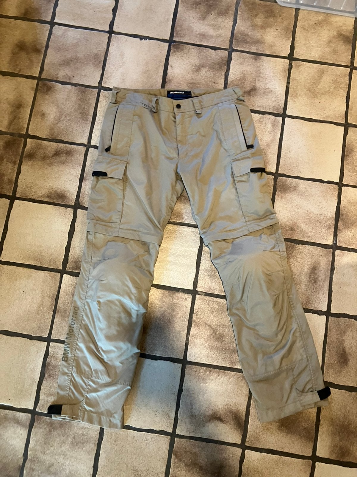 Pantalon de moto bmw motorrad summer 2 XL beige motard, Ophalen of Verzenden, Zo goed als nieuw, Beige