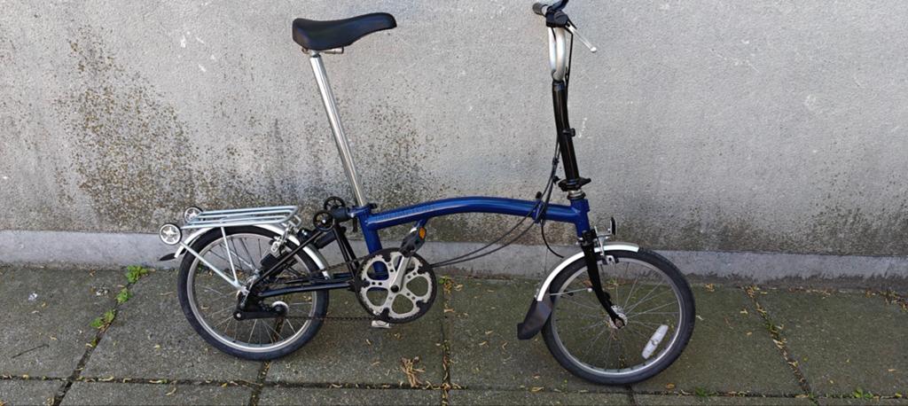 Vouwfiets / Plooifiets Brompton M5R, Fietsen en Brommers, Fietsen | Vouwfietsen, Ophalen, Versnellingen