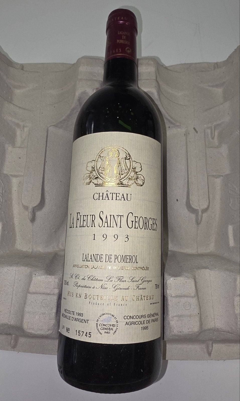 Château La Fleur Saint-Georges 1993, Lalande-de-Pomerol, 75, Verzamelen, Wijnen, Ophalen