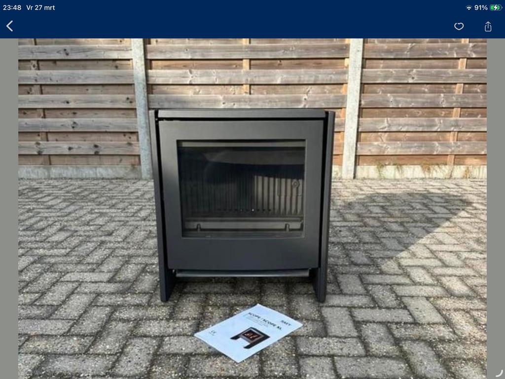 Houtkachel saey, Doe-het-zelf en Bouw, Verwarming en Radiatoren, Zo goed als nieuw, Ophalen
