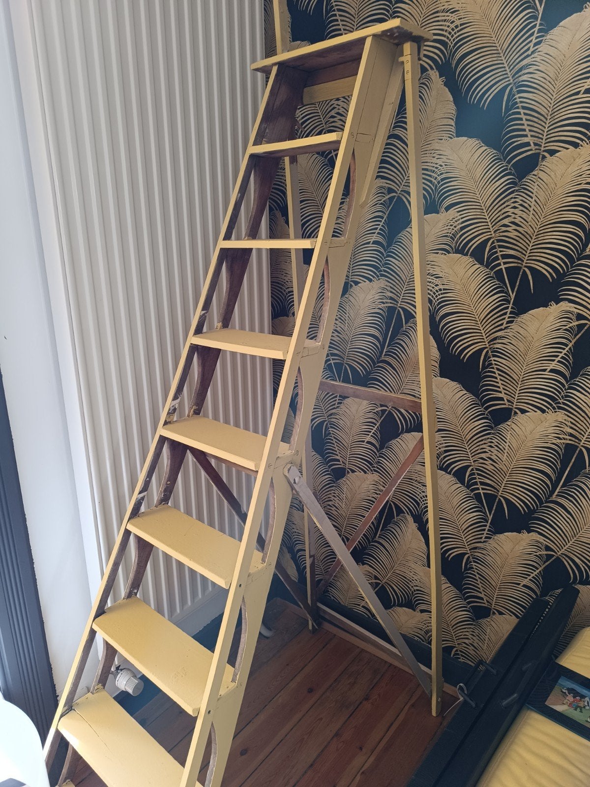 Ancienne Échelle  bibliothèque ou porte plante
