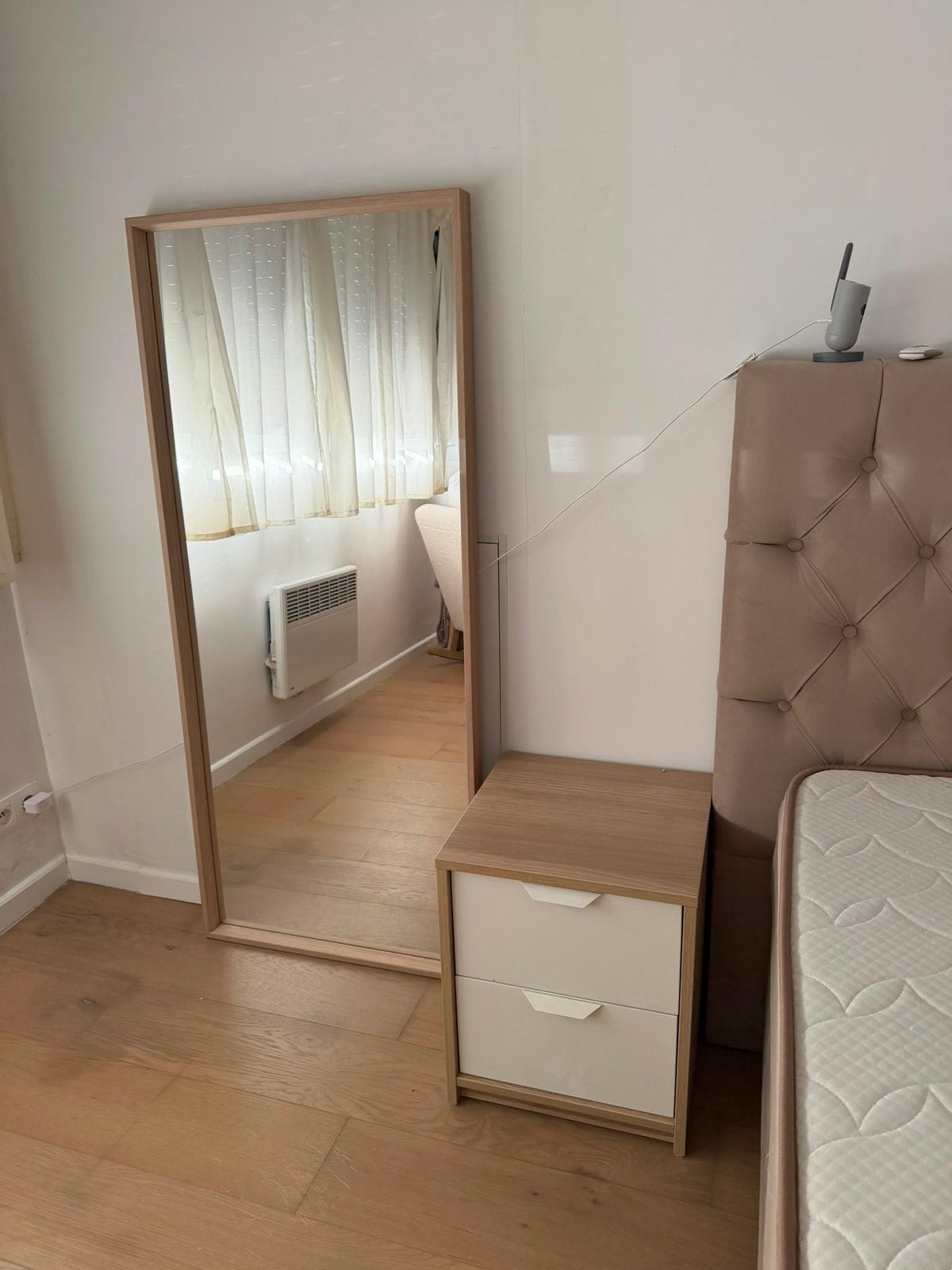 Ikea spiegel perfecte staat, Huis en Inrichting, Ophalen of Verzenden, Zo goed als nieuw, Rechthoekig