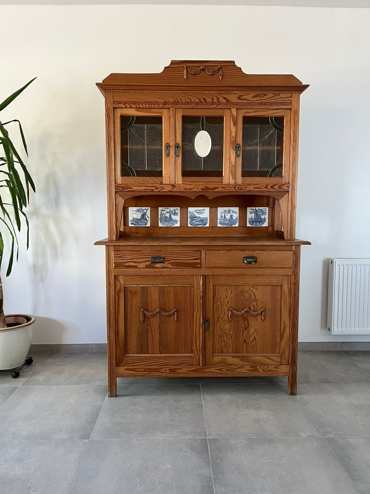 Buffet -vitrine, Maison & Meubles, 100 à 150 cm, Utilisé, Autres essences de bois, 150 à 200 cm