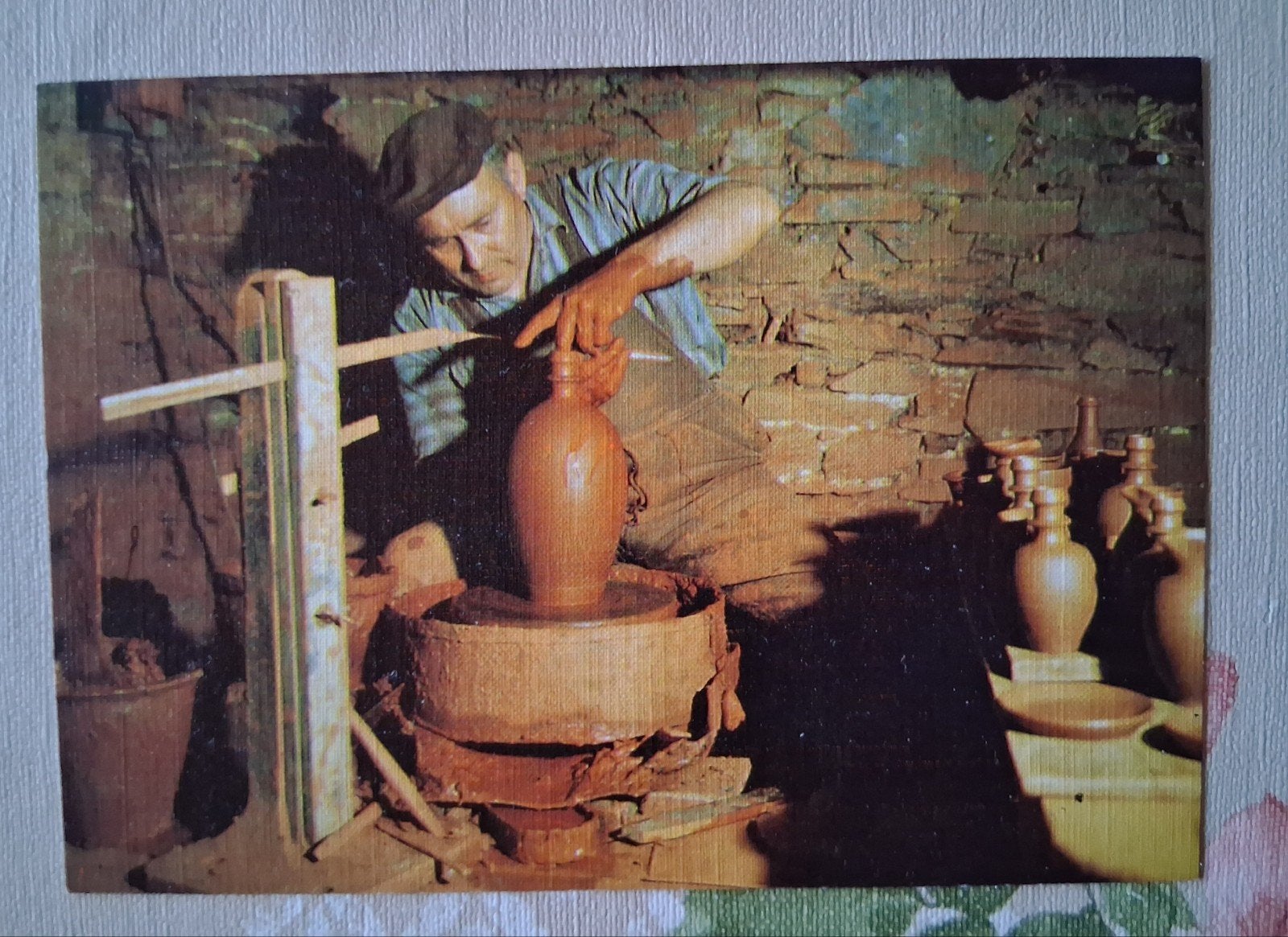postkaart Pottenbakker, Collections, Cartes postales | Thème, Enlèvement ou Envoi