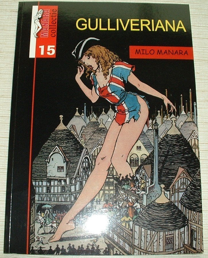 erotische strip manara collecrie nr 15 gulliveriana, Eén stripboek, Nieuw, Ophalen of Verzenden, Milo Manara
