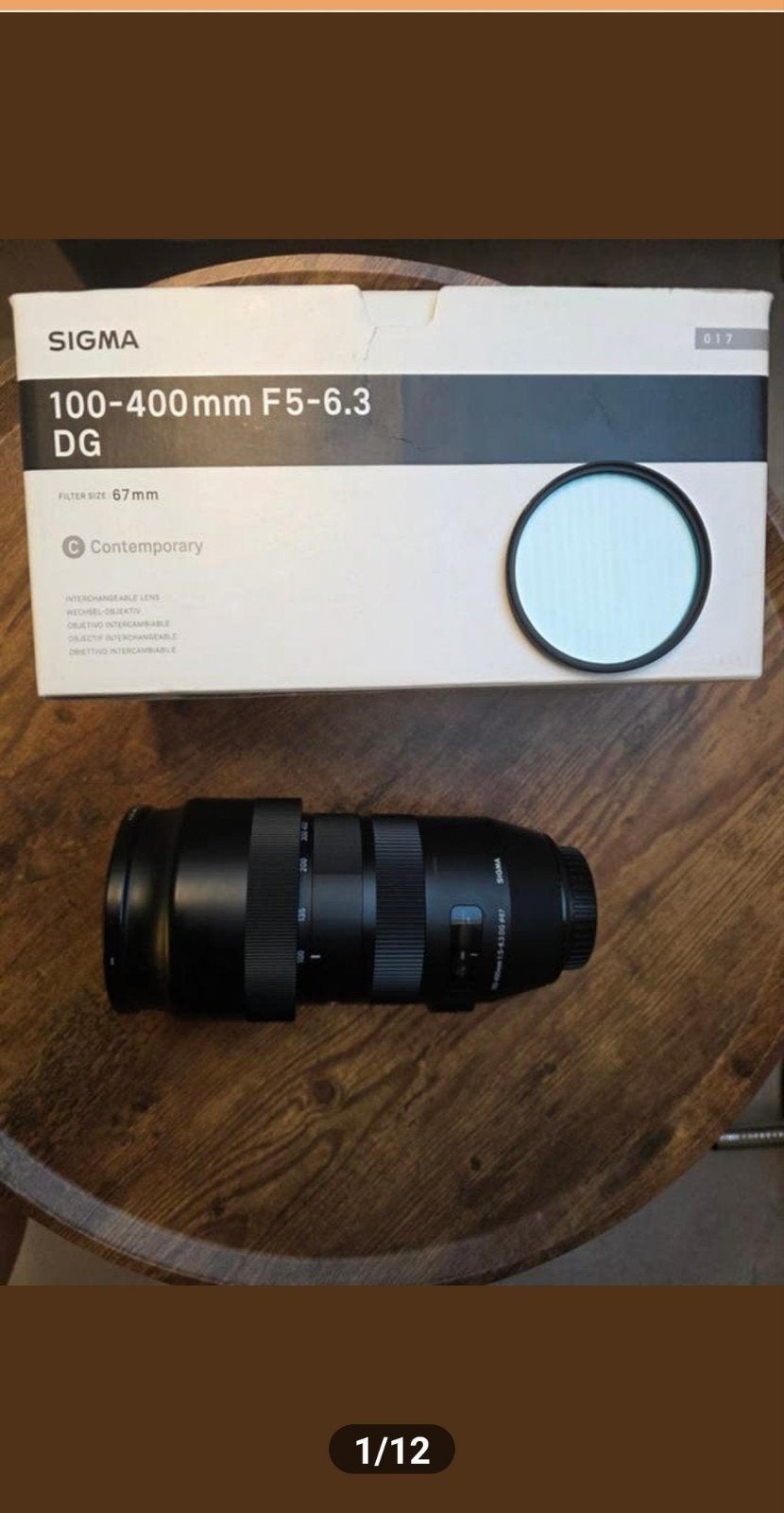 SIGMA 100-400 mm F/5-6,3 DG OS HSM Canon EF contemporain, Enlèvement ou Envoi