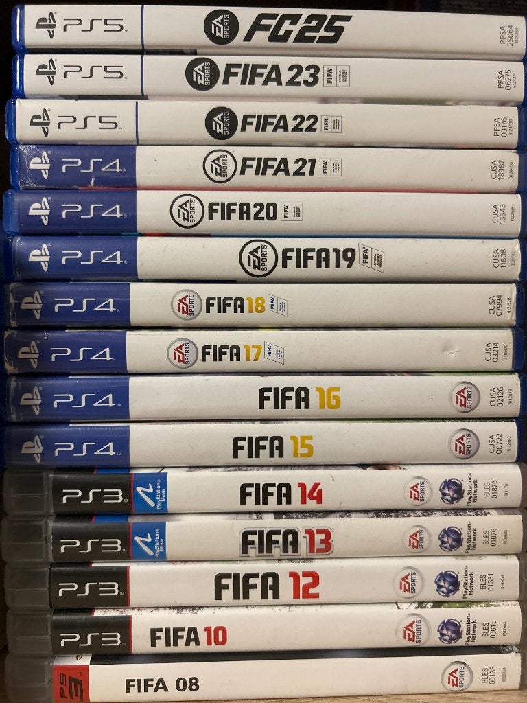 FIFA Playstation verzameling, Games en Spelcomputers, Games | Sony PlayStation 5, Gebruikt, Ophalen of Verzenden, Eén computer