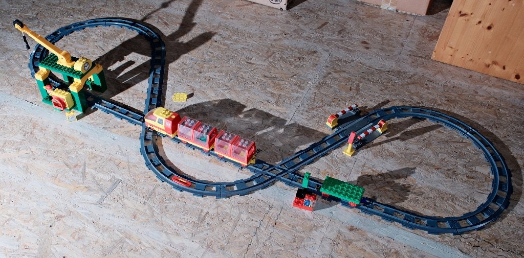 Lego Duplo - train électrique - lot 7, Enlèvement ou Envoi, Complet, Duplo, Space