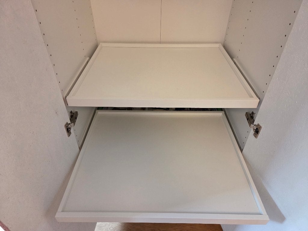2 Plateaux coulissants IKEA Komplement 75x58cm, Enlèvement, Comme neuf