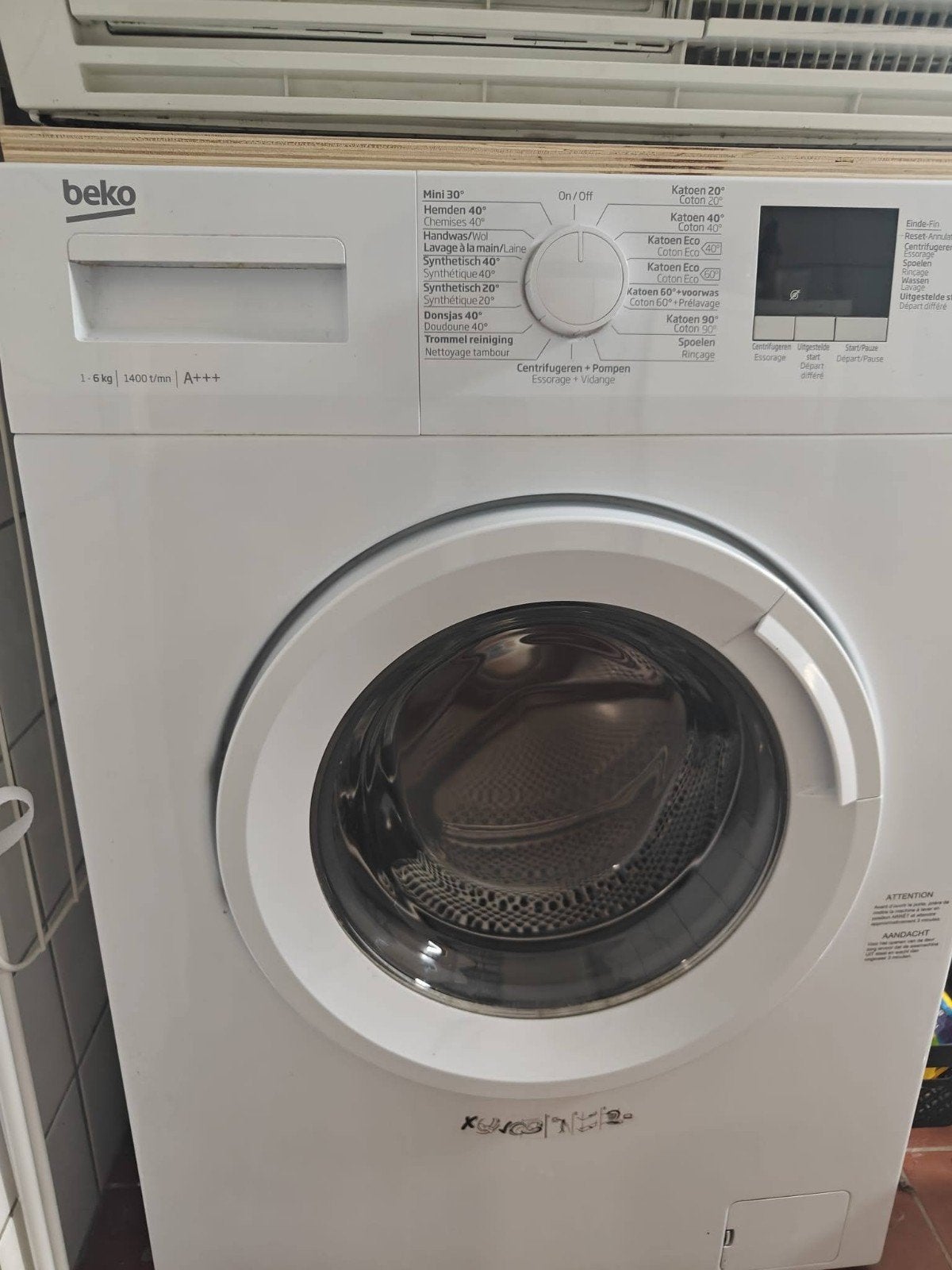Wasmachine halve wastrommel 6kg, Elektronische apparatuur, Wasmachines, Ophalen