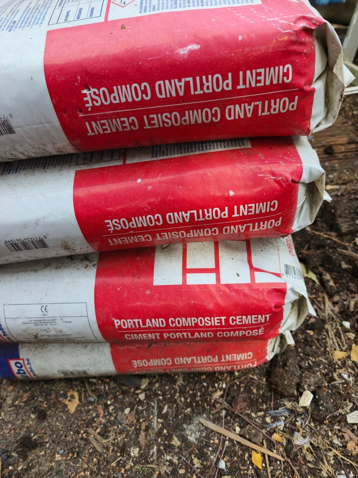 Hubo Portland composiet cement, Doe-het-zelf en Bouw, Metselstenen, Ophalen, Nieuw