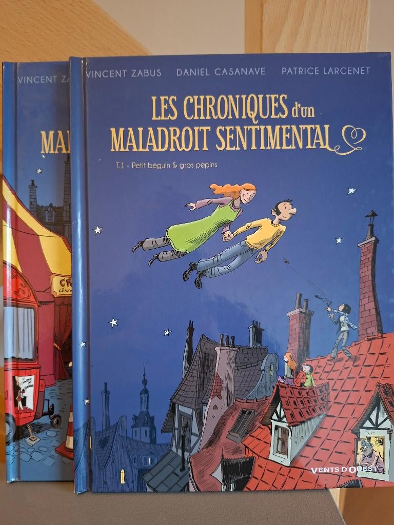 BD Les chroniques d'un maladroit sentimental 1 et 2, Livres, BD, Zabus, Enlèvement ou Envoi, Série complète ou Série, Comme neuf