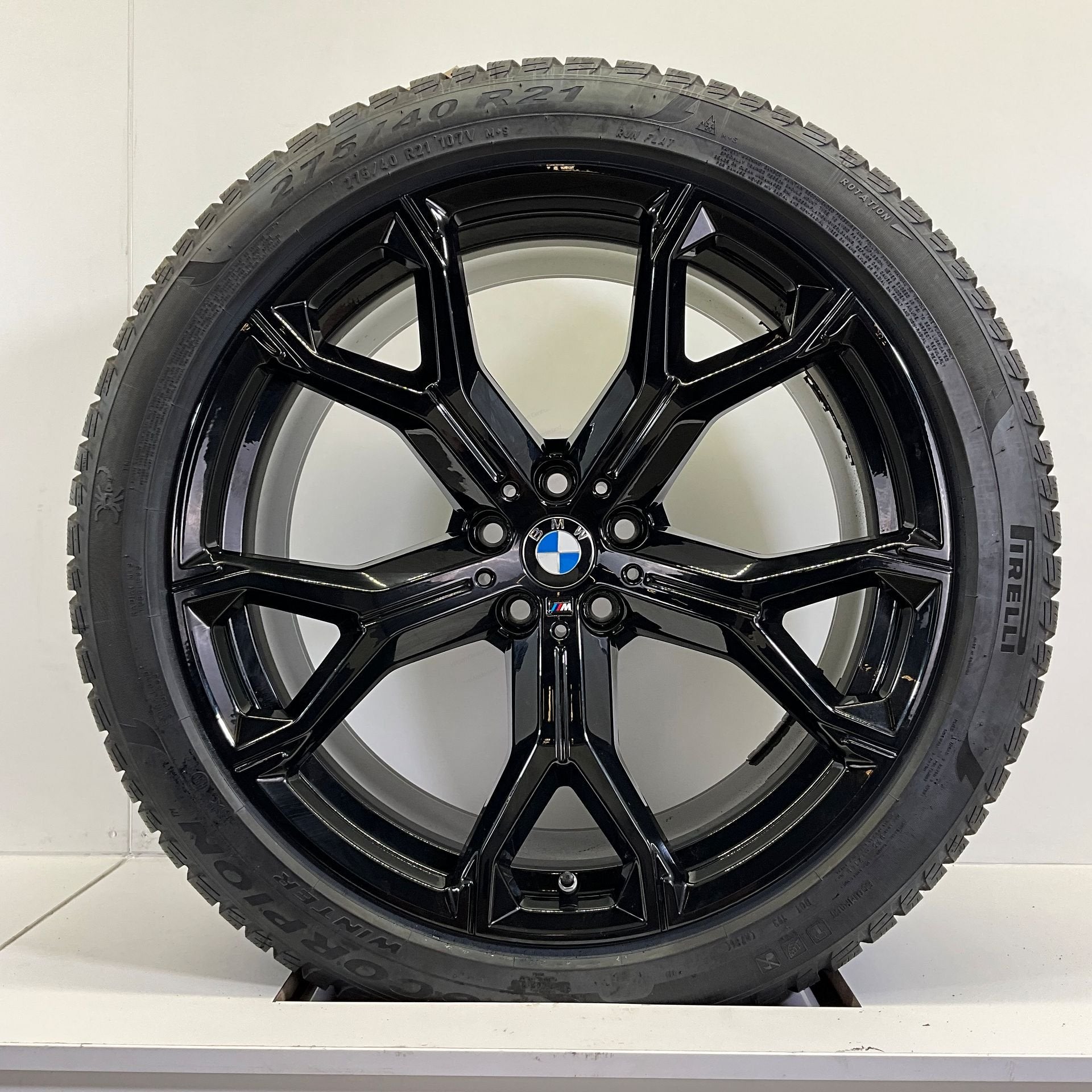 NIEUW BMW X5 G05 X6 G06 BREEDSET VELGEN + WINTERBANDEN 21 IN, Auto-onderdelen, Banden en Velgen, Gebruikt, -, 275 mm, -