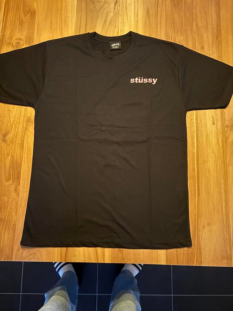 Stüssy T-shirt, Kleding | Heren, T-shirts, Ophalen of Verzenden, Nieuw, Maat 52/54 (L), Zwart