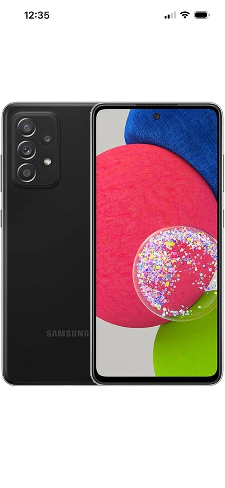 Samsung galaxias a52s 128 g, Telecommunicatie, Mobiele telefoons | Samsung, Ophalen, Zo goed als nieuw