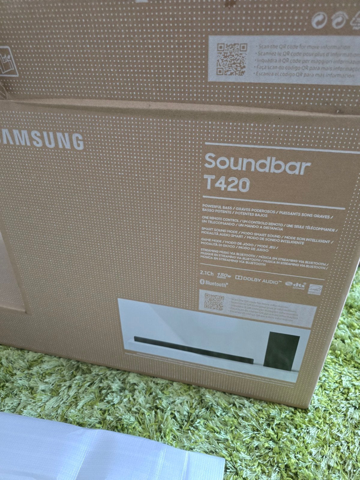Samsung HW-T420 soundbar, Ophalen of Verzenden, Bluetooth