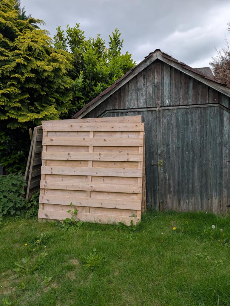2x Tuinschermen, Tuin en Terras, Bergingen en Tuinkasten, Ophalen