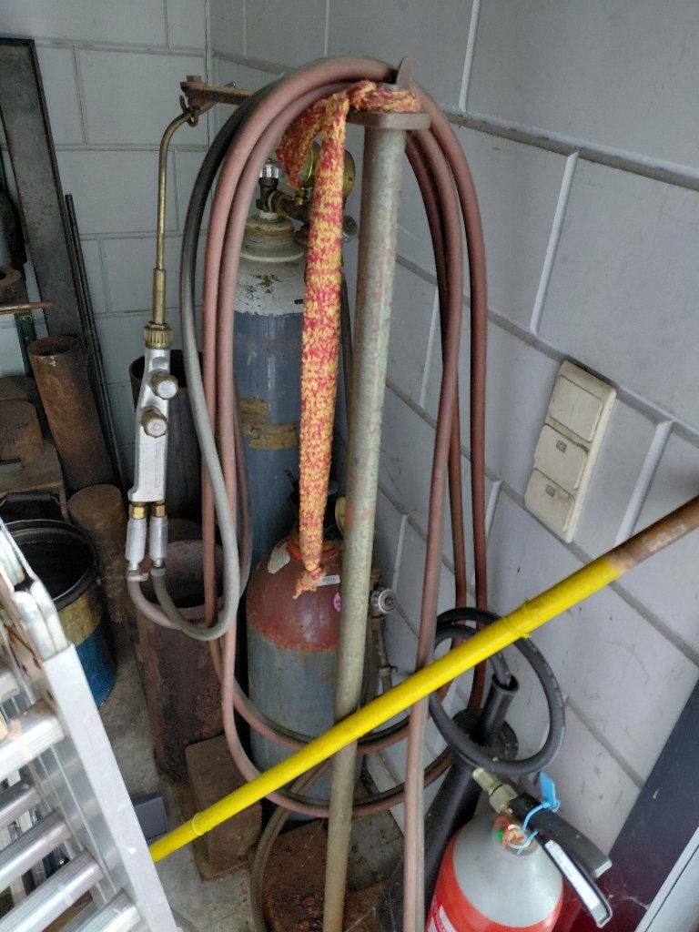 las-en snijbranderset, Doe-het-zelf en Bouw, Ophalen, Gebruikt