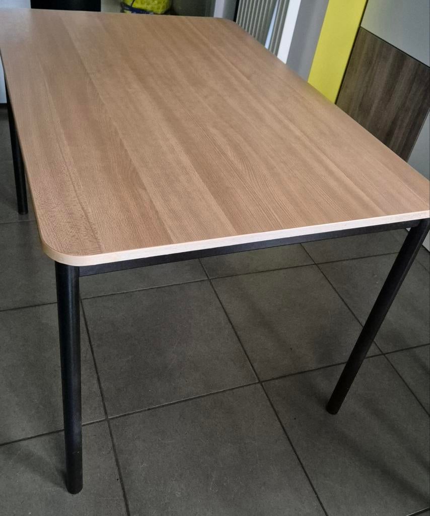 Keukentafel 4 personen +stoelen inbegrepen, Huis en Inrichting, Tafels | Eettafels, Gebruikt, 100 tot 150 cm, Vierkant, Vier personen