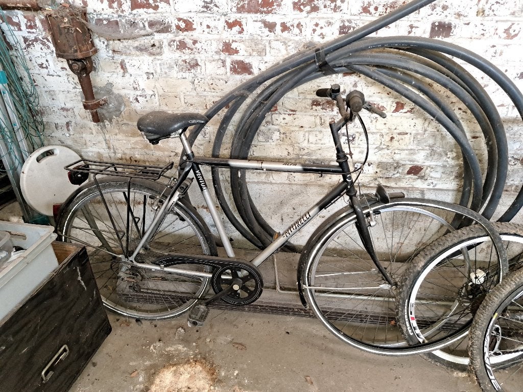 Herenfiets te koop, Fietsen en Brommers, Gebruikt, Velgrem, Versnellingen, 53 tot 57 cm