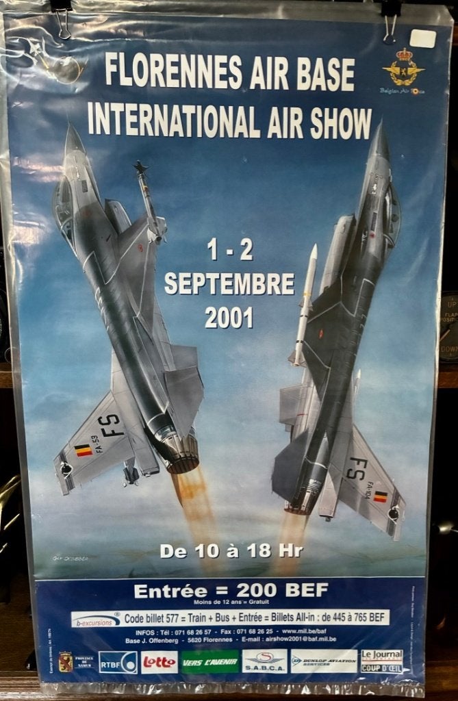 Intern. Air Show Florennes Air Base 2001., Envoi, Utilisé