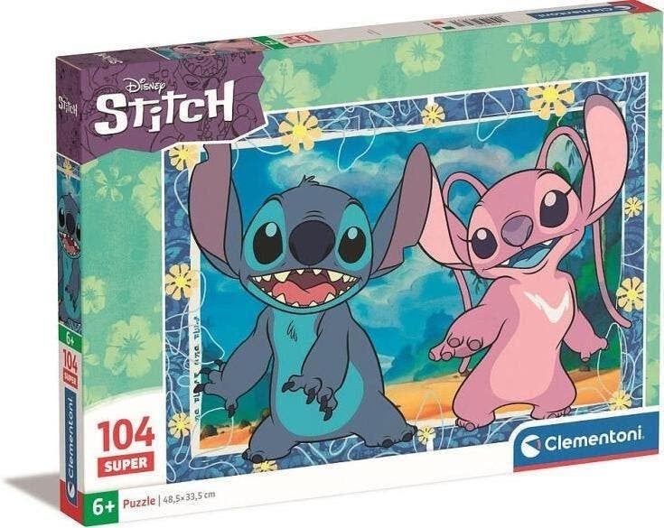 Stitch en Angel Puzzel - 104 stukjes - Clementoni Legpuzzel, Enfants & Bébés, Jouets | Puzzles pour enfants, Enlèvement ou Envoi