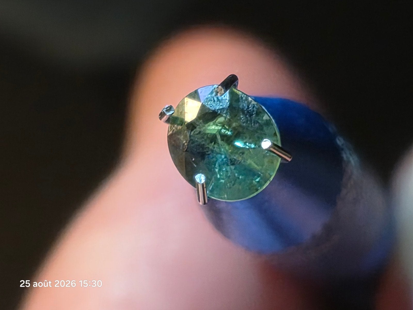Natuurlijke tweekleurige saffier uit Australië, Ophalen, Nieuw