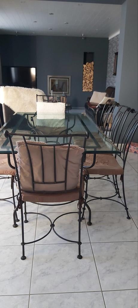 Table de salle à manger Roche Bobois veranda jardin, Enlèvement