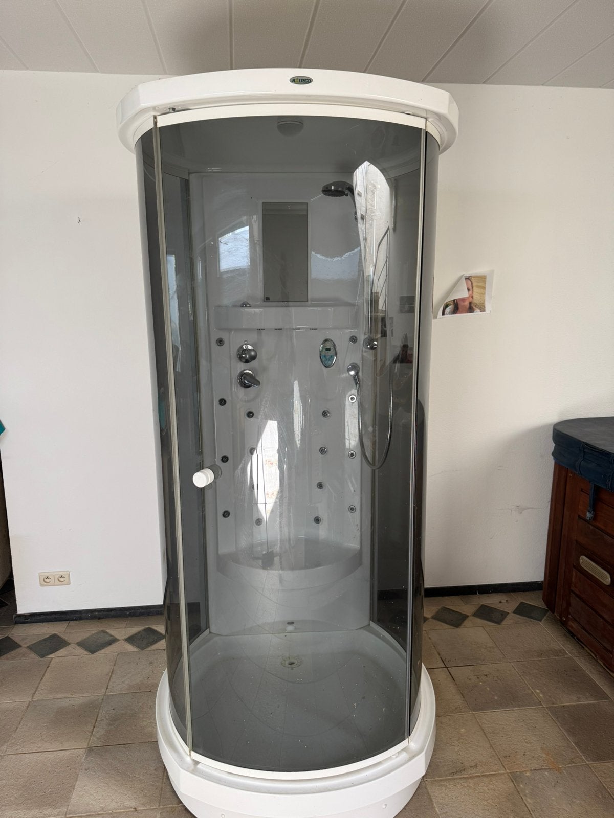 Stoom-massage-douche, Ophalen, Gebruikt, Met douche