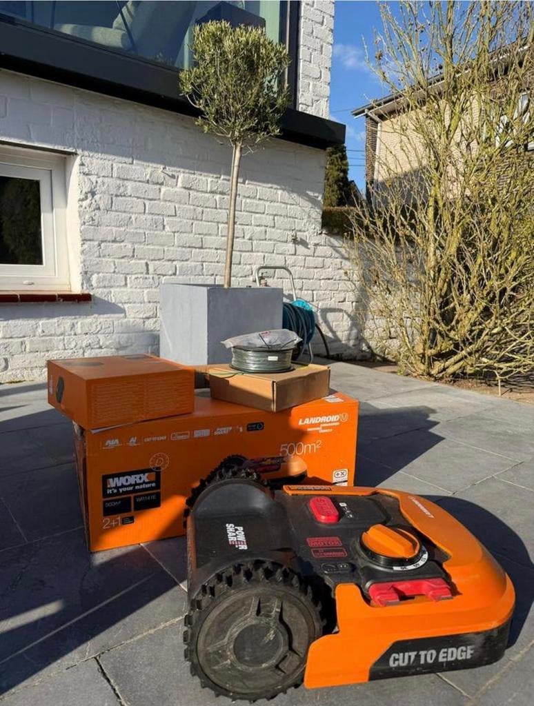 Robotmaaier, Ophalen, Gebruikt, Elektrische starter