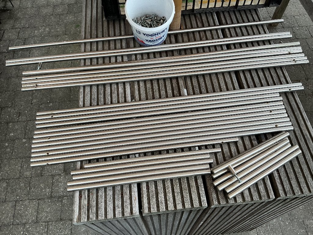Massief inox keukengrepen, Ophalen, Inox