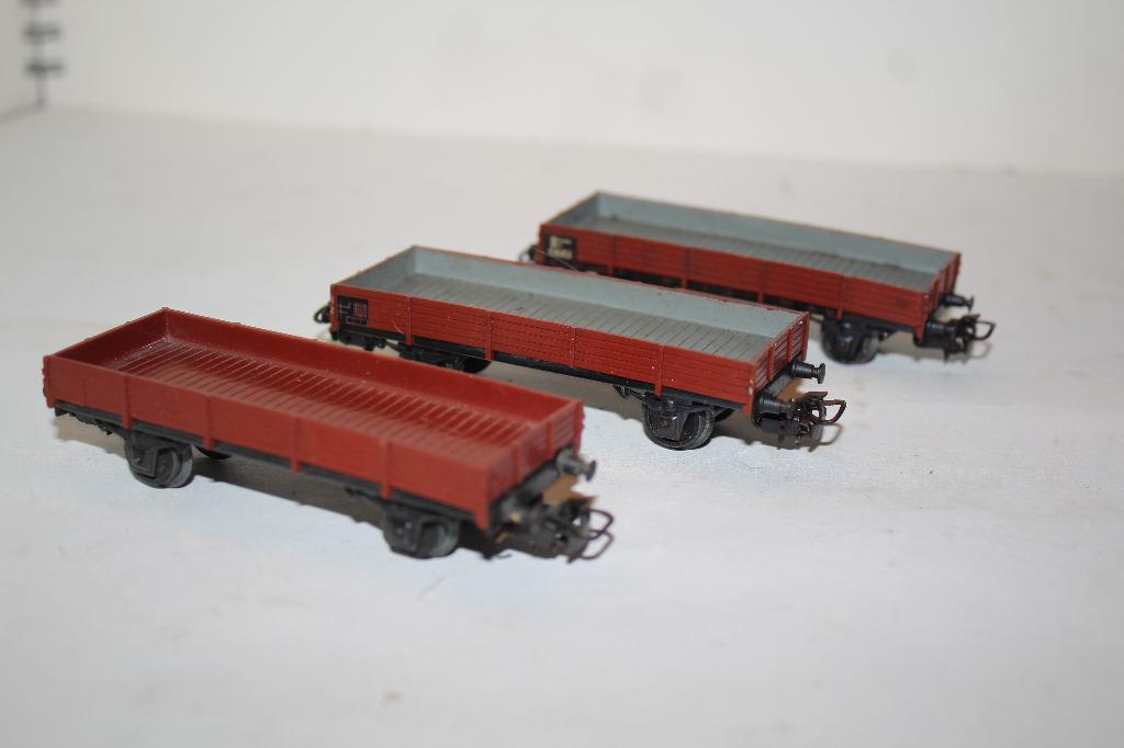 marklin ho 3 wagons plat, Hobby & Loisirs créatifs, Enlèvement ou Envoi, Courant alternatif, Wagon, Utilisé