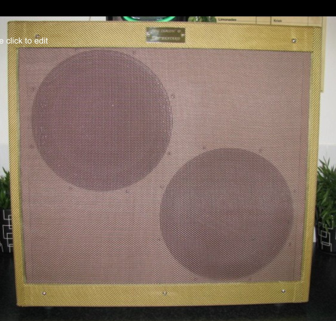 Lampe à tube PTP Clone Twin Tweed » 2x12 » NOS, Musique & Instruments, Amplis | Basse & Guitare, Comme neuf, Enlèvement